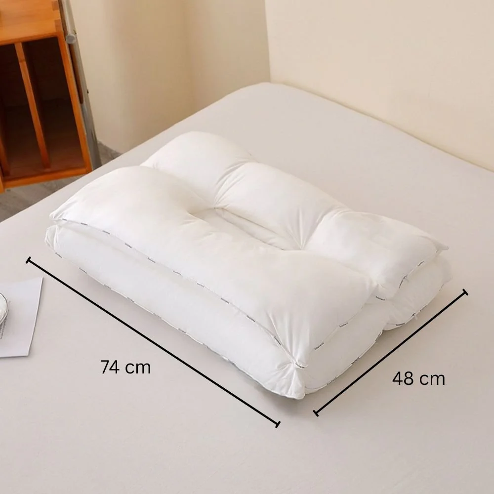 100% Cotton Dual-Comfort Neck Support Pillow - Image 10