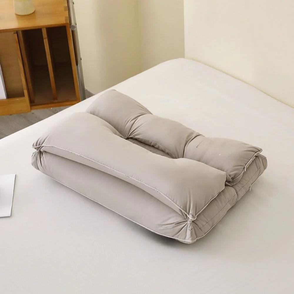 100% Cotton Dual-Comfort Neck Support Pillow - Image 4