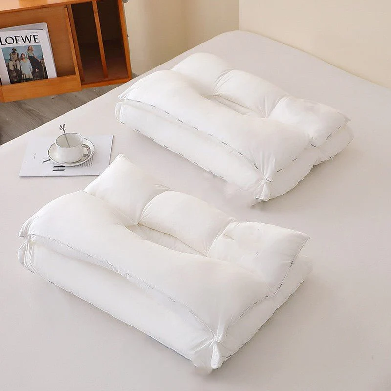 100% Cotton Dual-Comfort Neck Support Pillow - Image 6