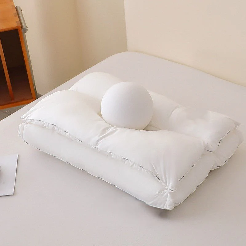 100% Cotton Dual-Comfort Neck Support Pillow - Image 8