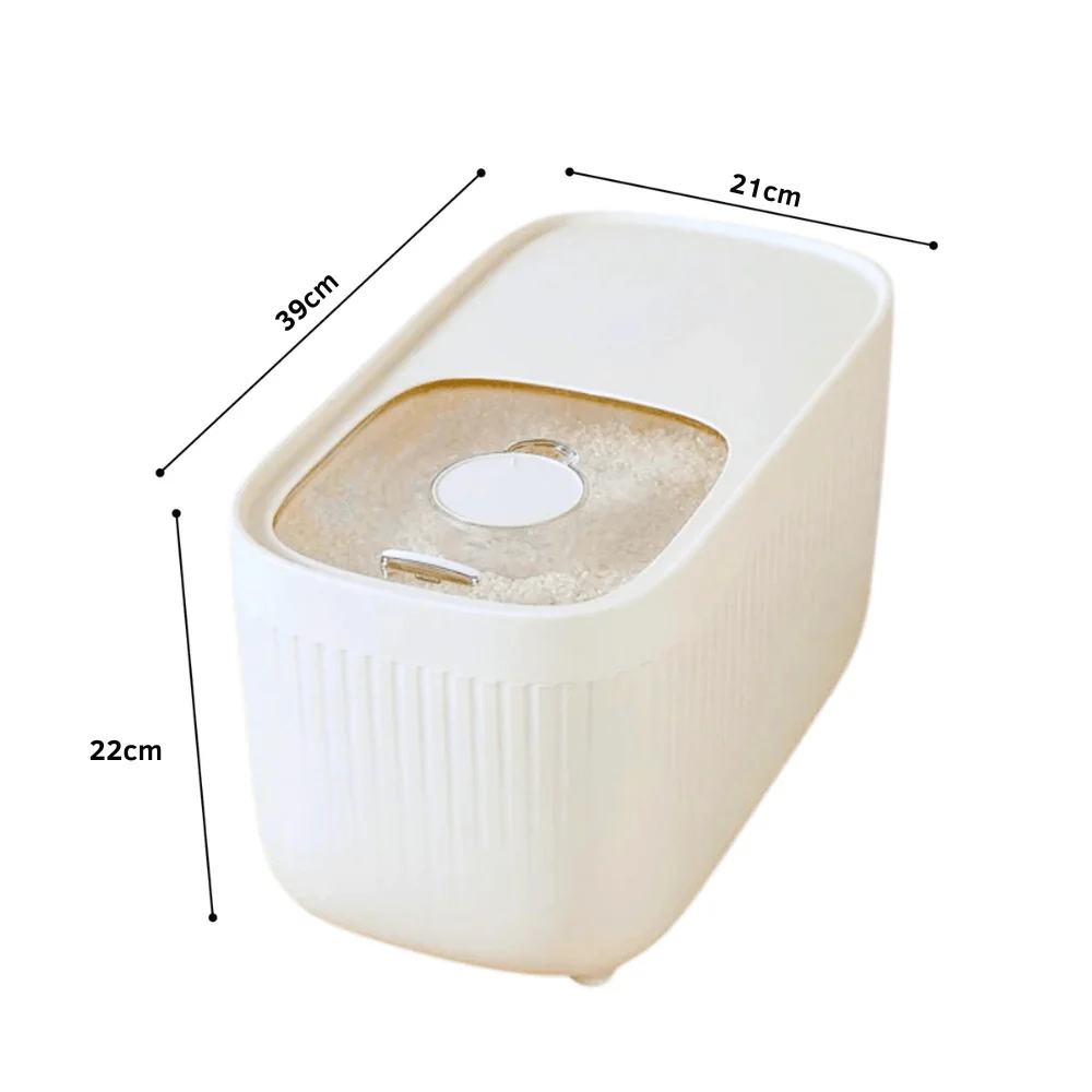10KG Airtight Large Capacity Rice Storage Container (Pack of 1) - Image 6