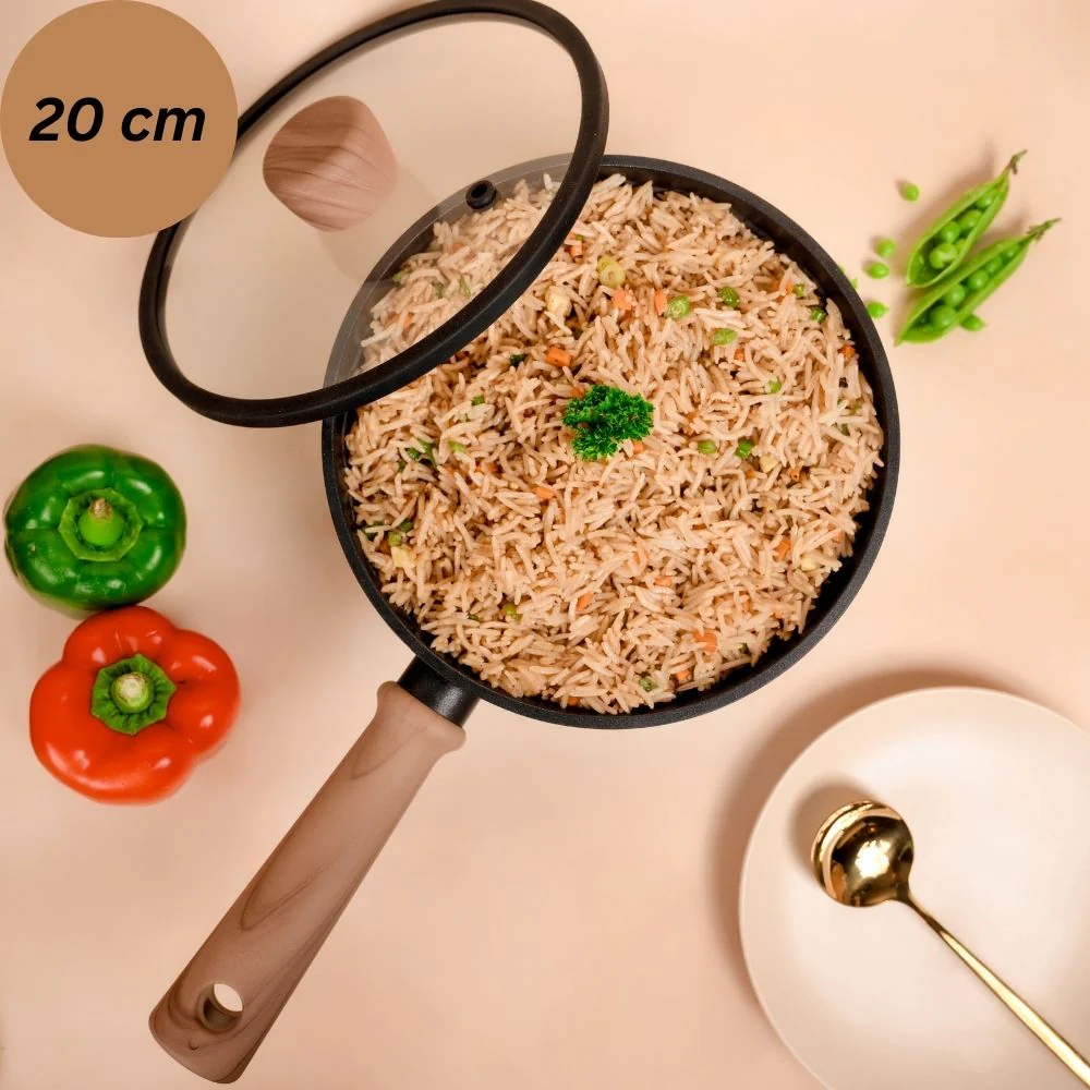 13-Piece Titanium Coated Non-Stick Kitchen Cookware Set - Image 4