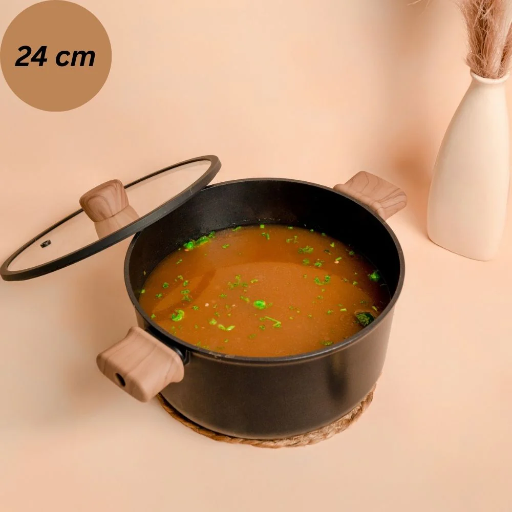 13-Piece Titanium Coated Non-Stick Kitchen Cookware Set - Image 6