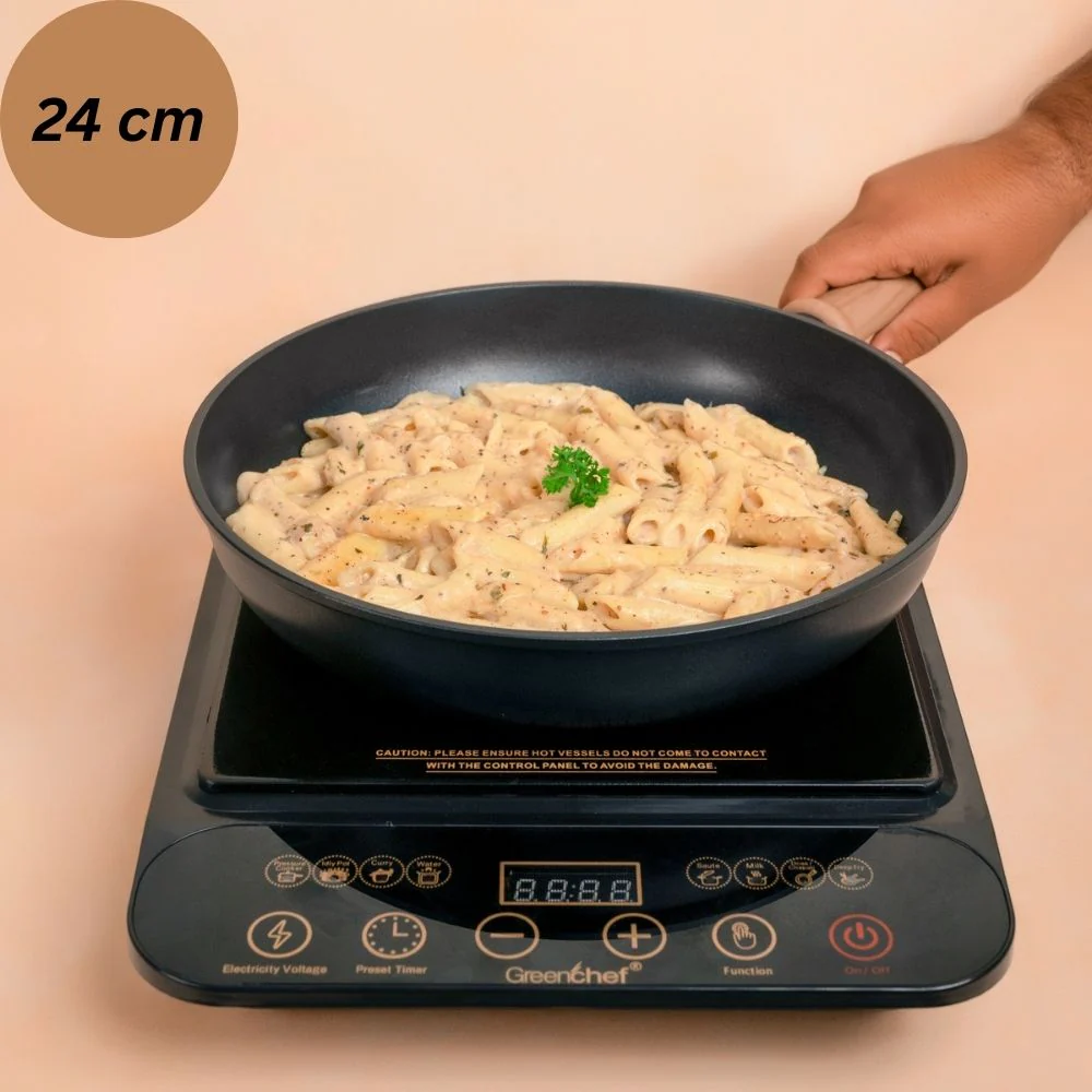 13-Piece Titanium Coated Non-Stick Kitchen Cookware Set - Image 9