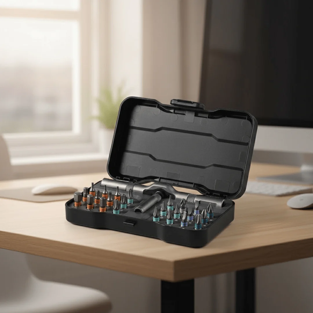 24 in 1 Multi-Purpose Ratchet Screwdriver Magnetic Bits Tool Set - Image 3