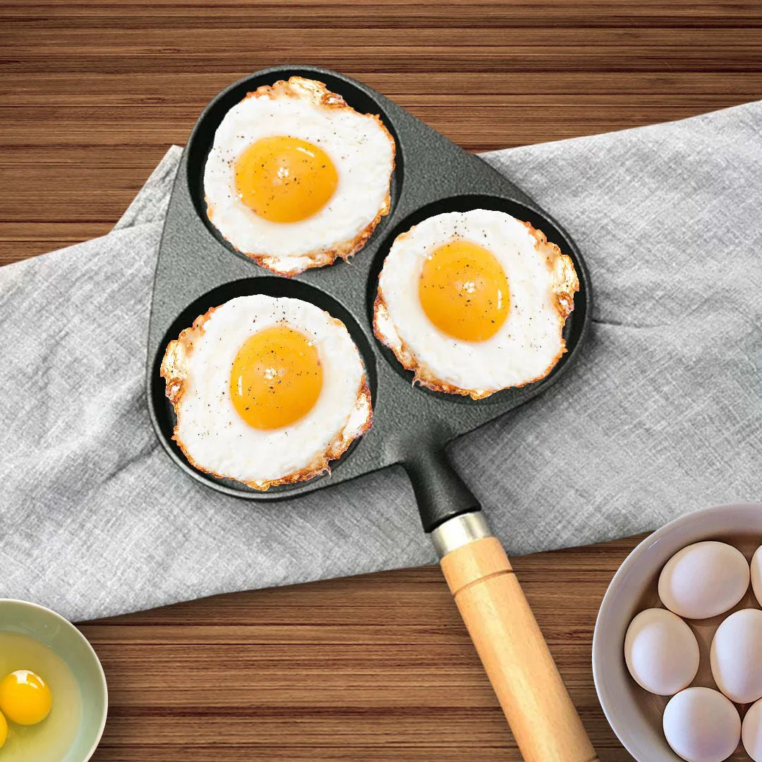 3-In-1 Cast Iron Cooking Pan (19cm) - Image 11