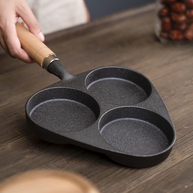 3-In-1 Cast Iron Cooking Pan (19cm) - Image 4