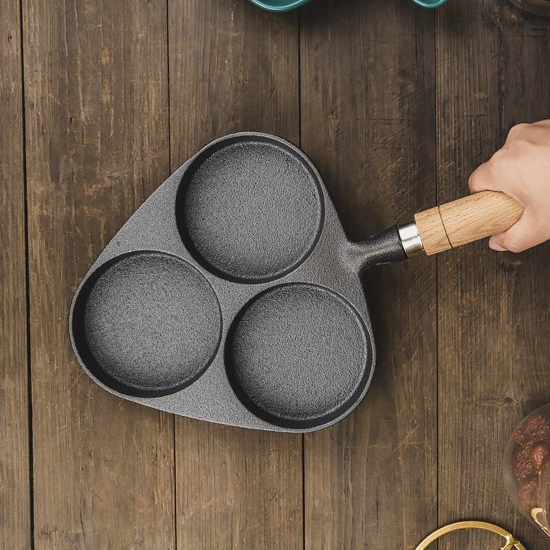 3-In-1 Cast Iron Cooking Pan (19cm) - Image 6