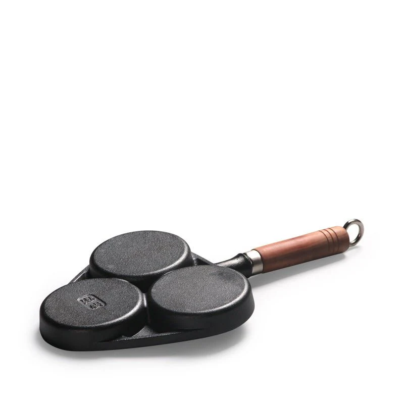 3-In-1 Cast Iron Cooking Pan (19cm) - Image 7