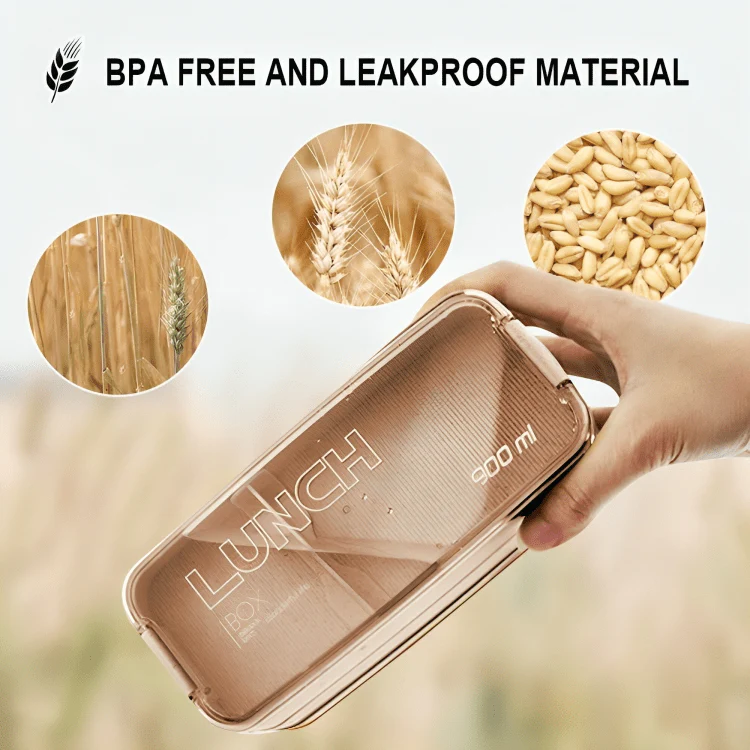 3-in-1 Compartment Containers With Spoons - Image 8