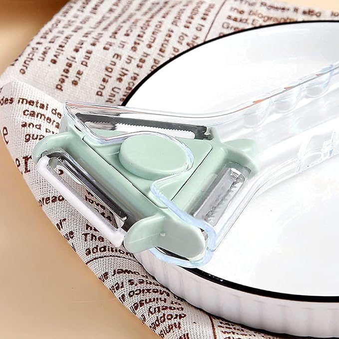 3-in-1 Fruit & Veggie Peeler with Ergonomic Handle - Image 2