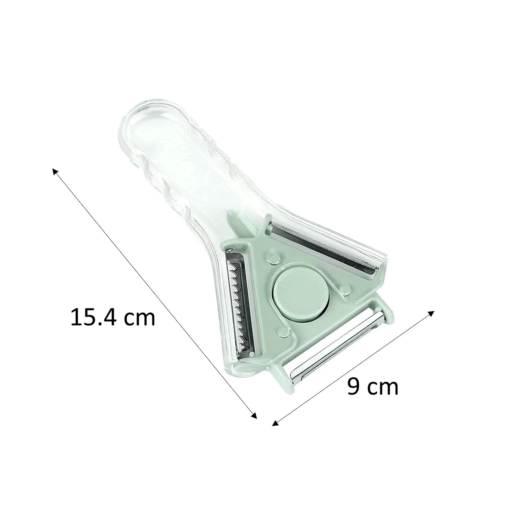 3-in-1 Fruit & Veggie Peeler with Ergonomic Handle - Image 8