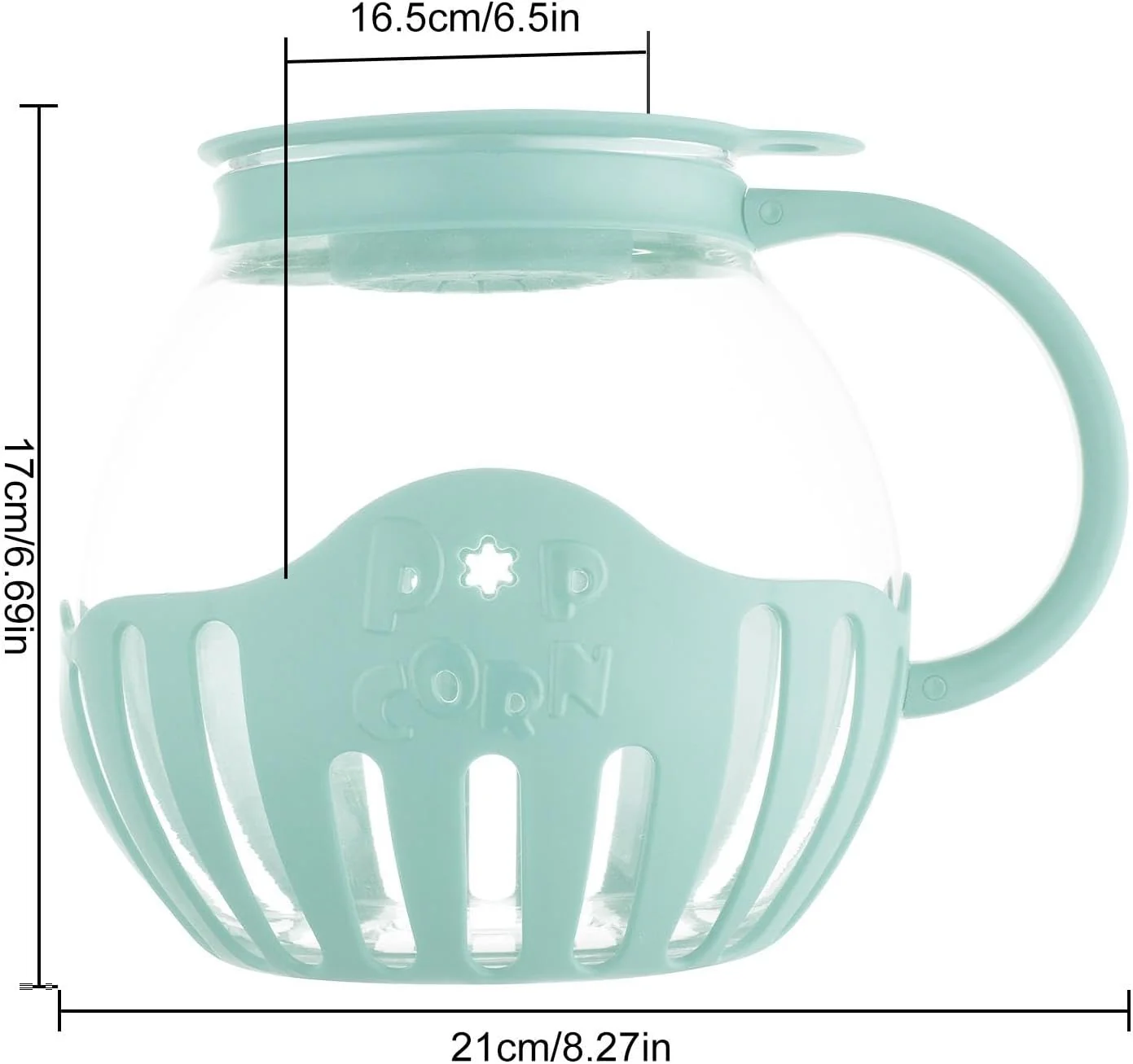 3-in-1 Microwave Popcorn Popper - Image 6
