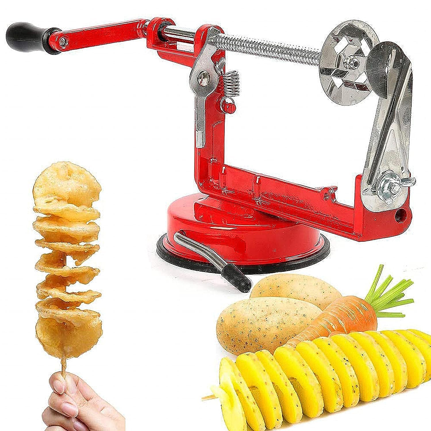 3 in 1 Stainless Steel Slicer & Spiral Cutter - Image 6