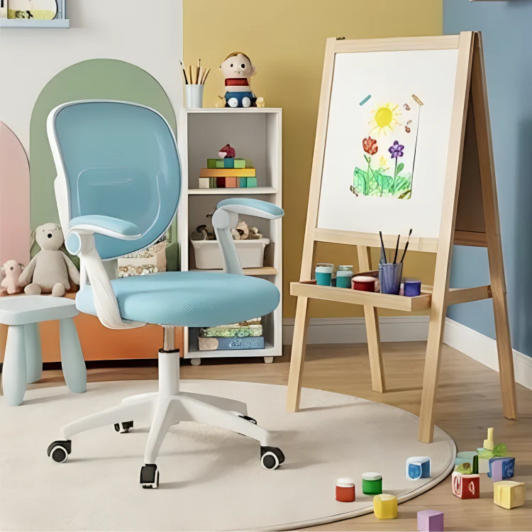360° Rotating Ergonomic Chair with Adjustable Height & Lumbar Support - Image 6