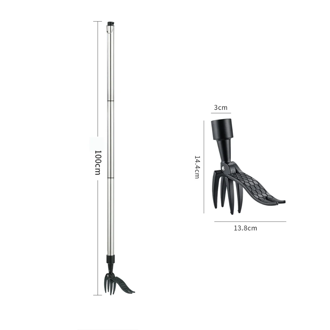 4-Claw Aluminum Manual Grass Remover Tool - Image 7