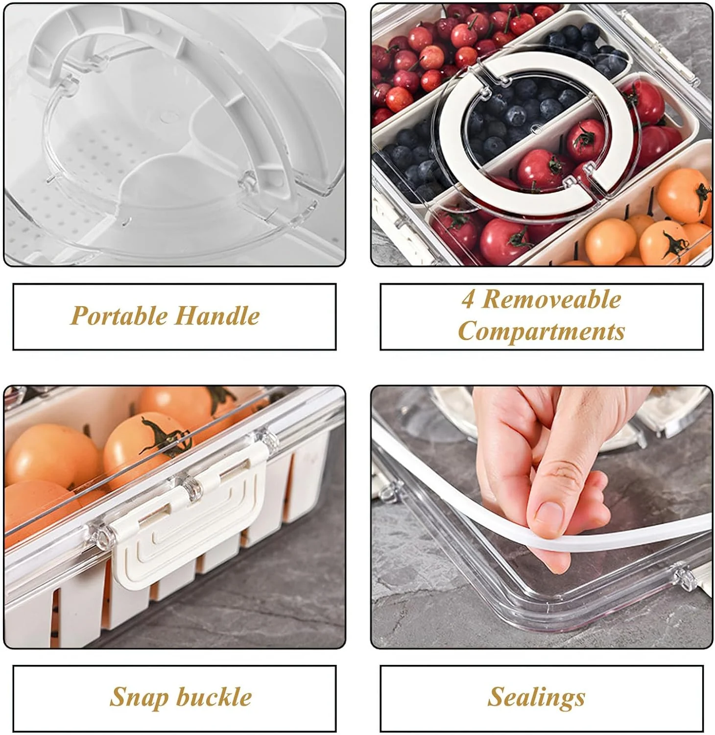 4 Compartment Airtight Container - Image 6