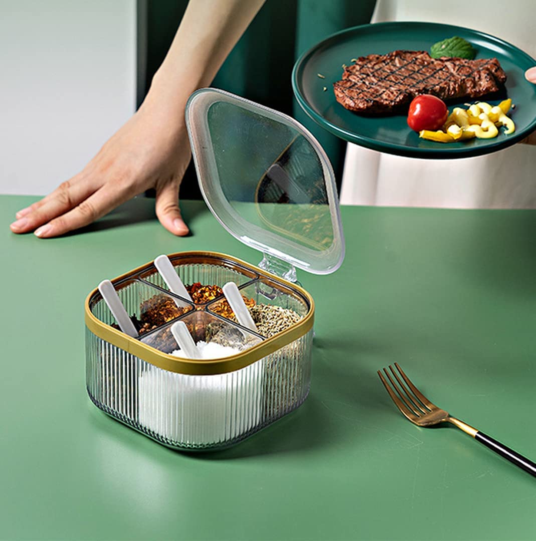 4-Compartment Airtight Kitchen Organizer - Image 2