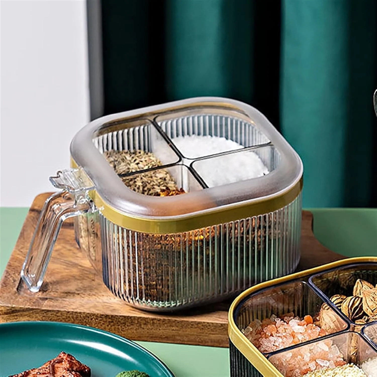 4-Compartment Airtight Kitchen Organizer - Image 3