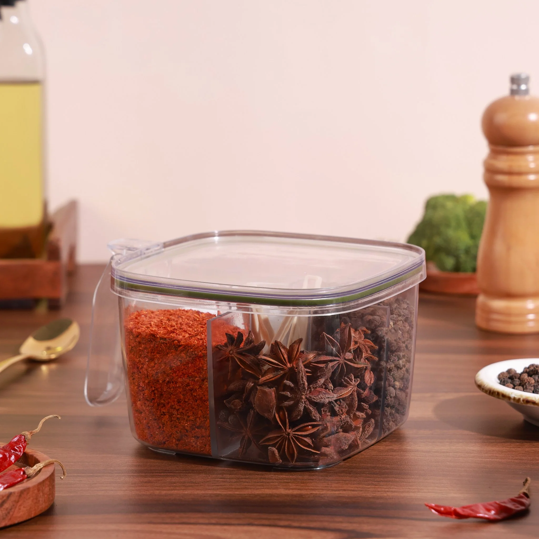 4 Compartments Sealed Seasoning Box - Image 3