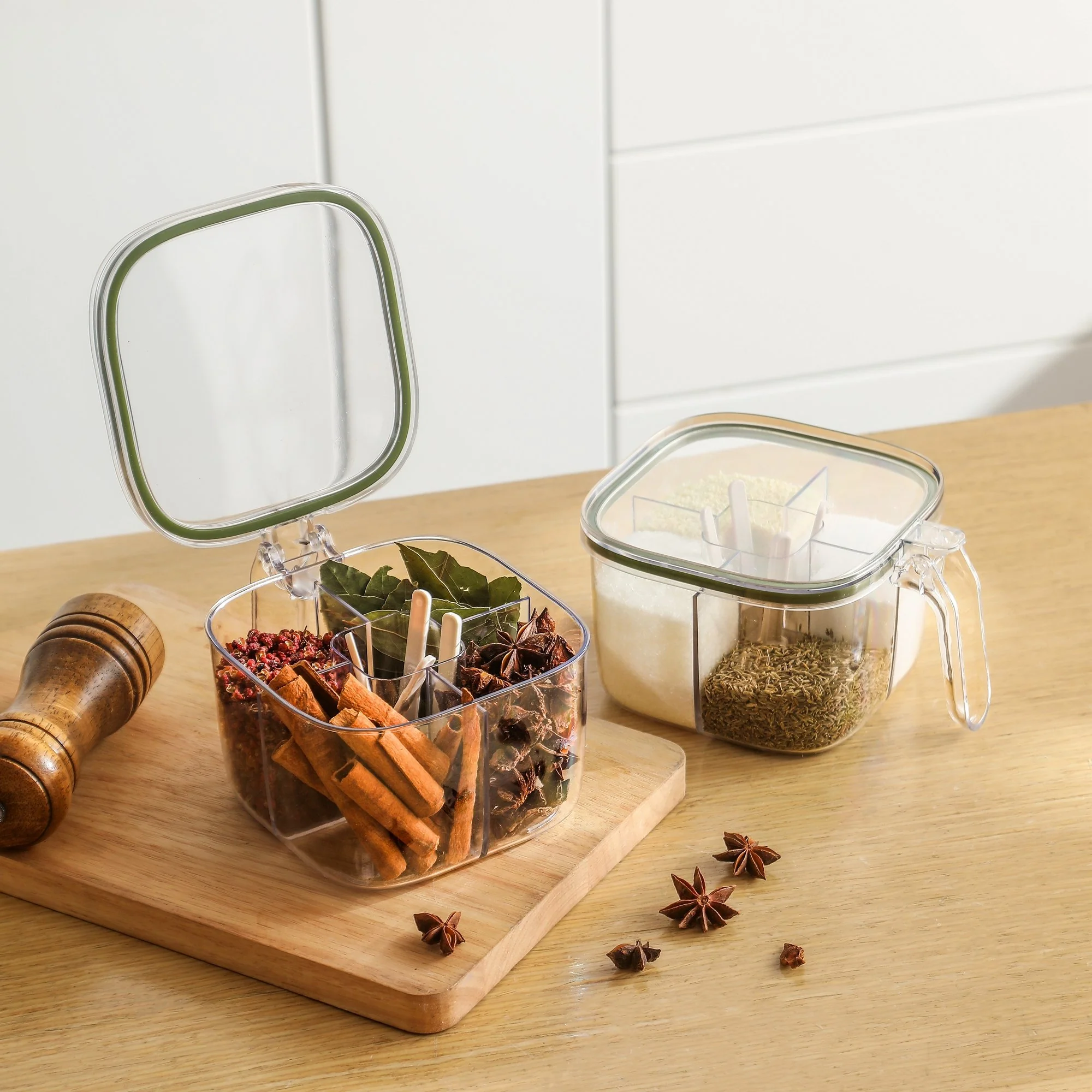 4 Compartments Sealed Seasoning Box - Image 4
