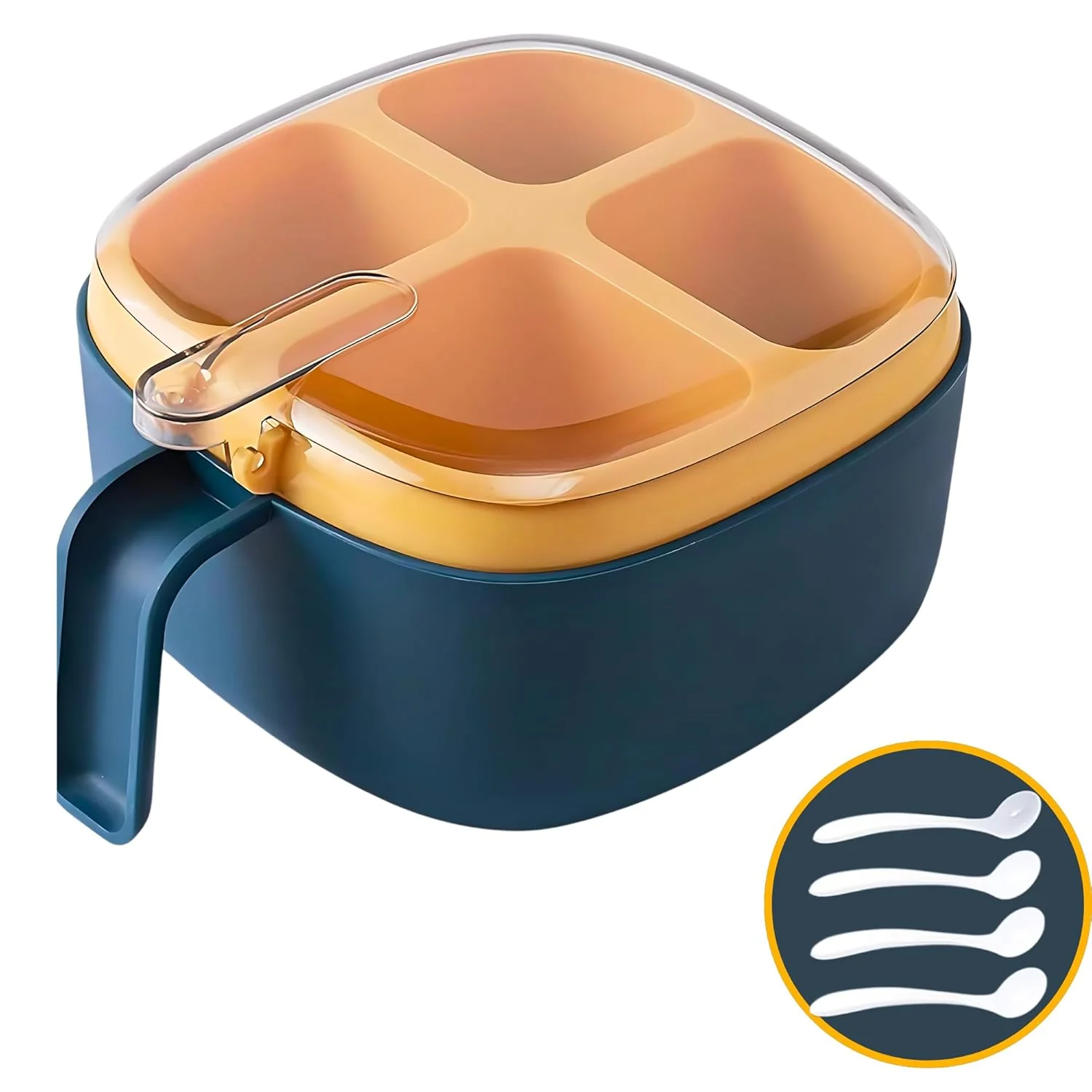 4-in-1 Clear View Spice Organizer - Image 5
