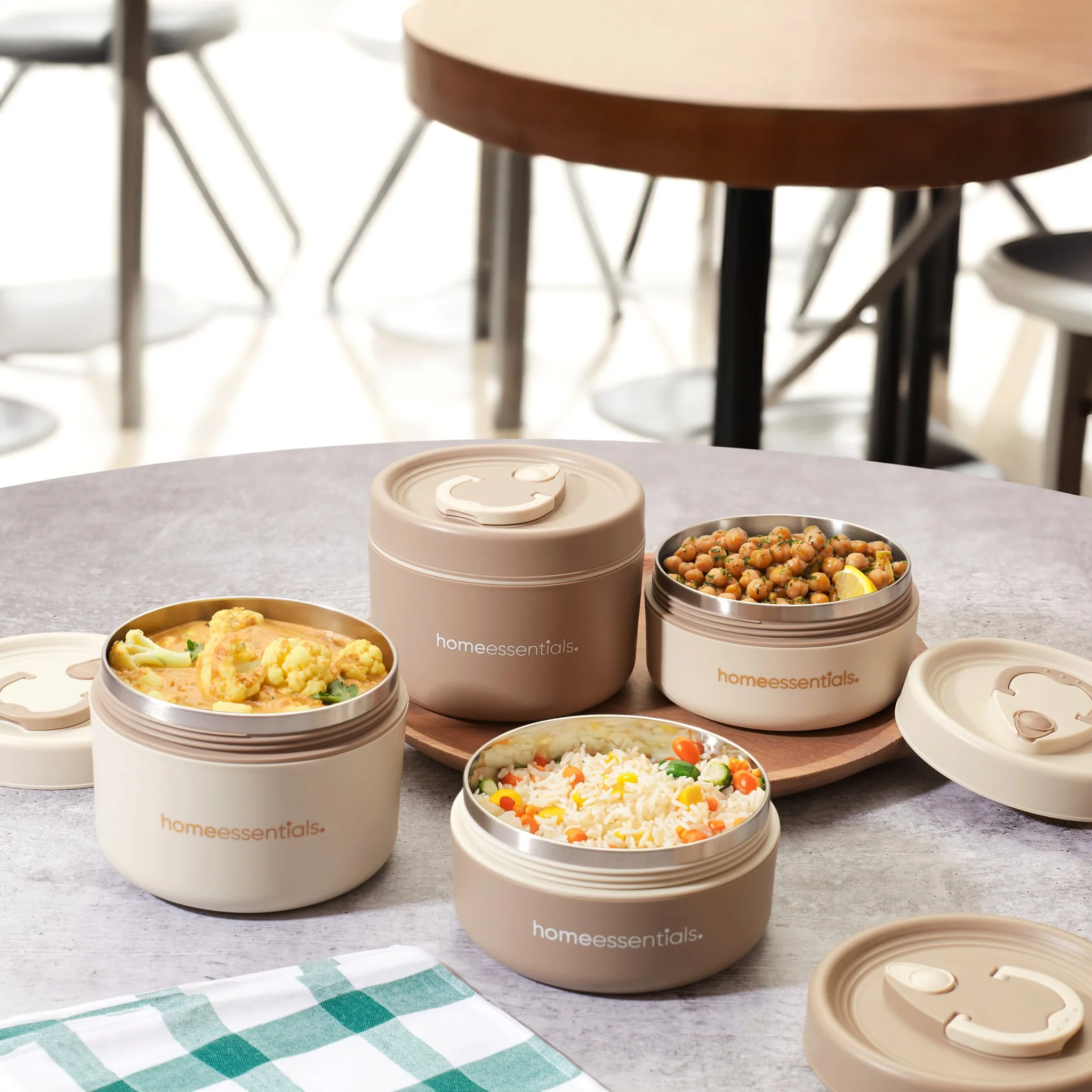 4 Pcs Portable Insulated Lunch Container Set with Bag - Image 7