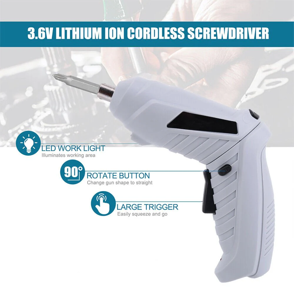 47 in 1 Wireless Electric Screwdriver Drill Kit - Image 3