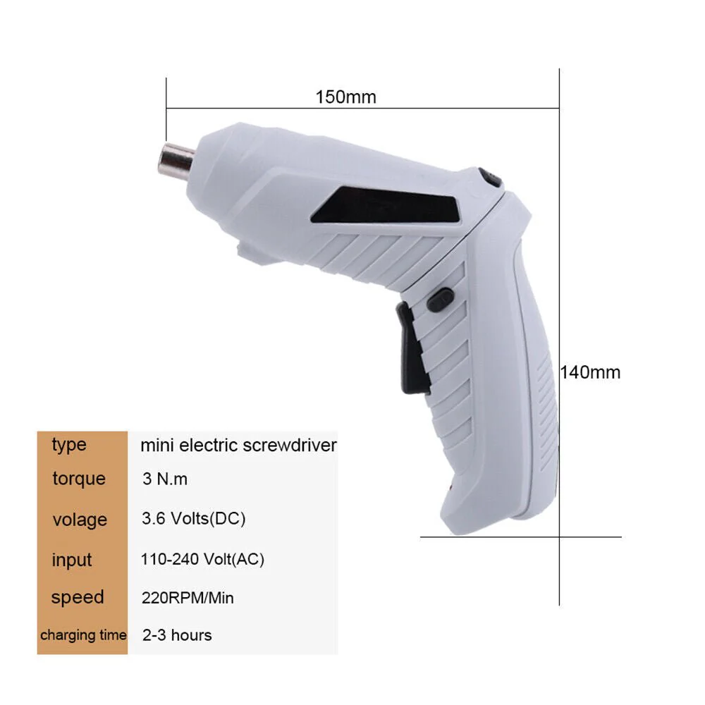 47 in 1 Wireless Electric Screwdriver Drill Kit - Image 8