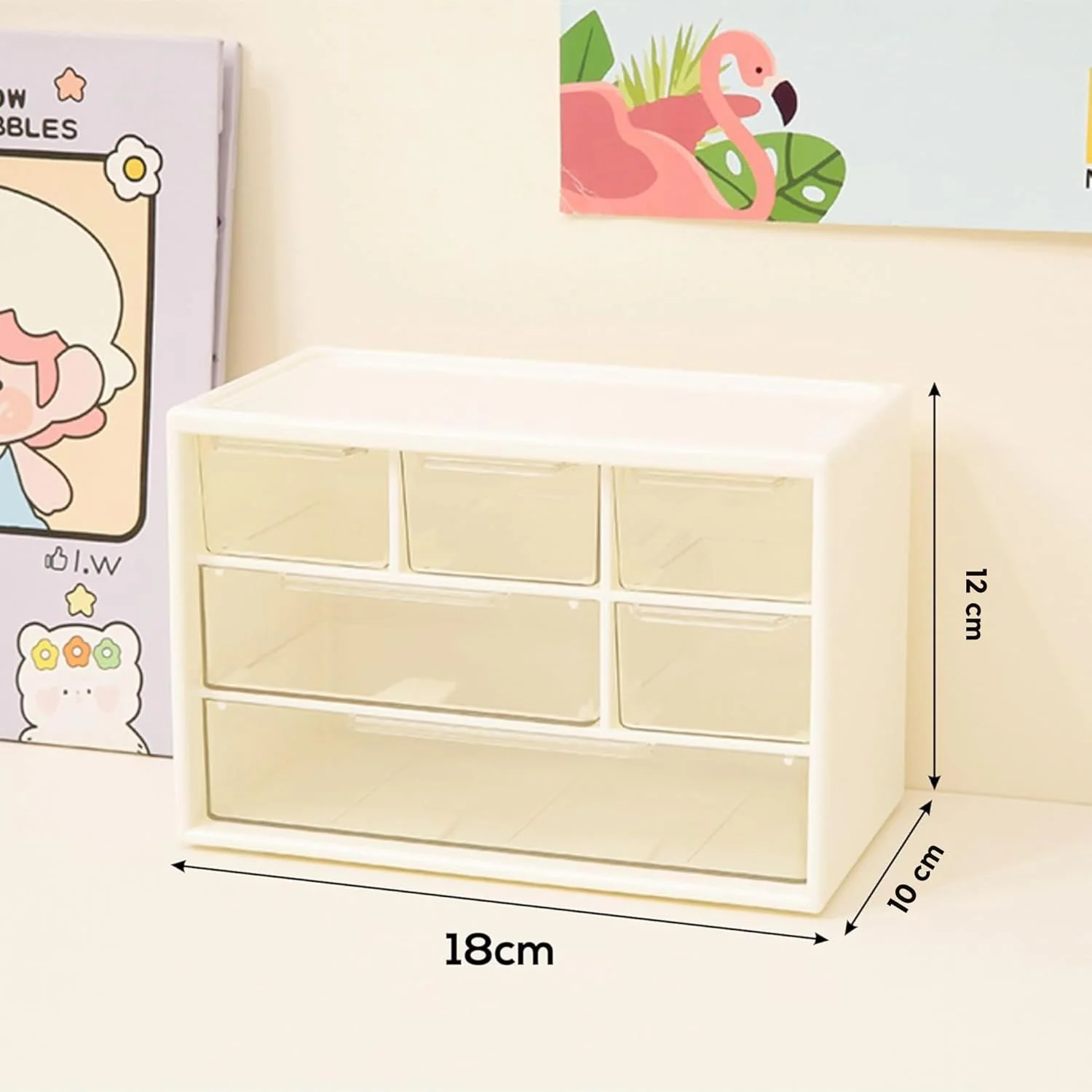 6-Grid Adjustable Organizer Box - Image 7