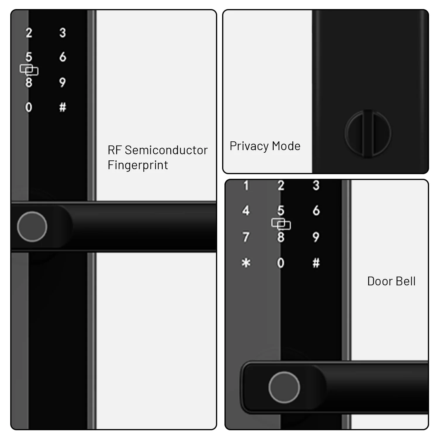 A2 Alpha 10 Smart Digital Door Lock with 7-Way Unlocking Features - Image 12