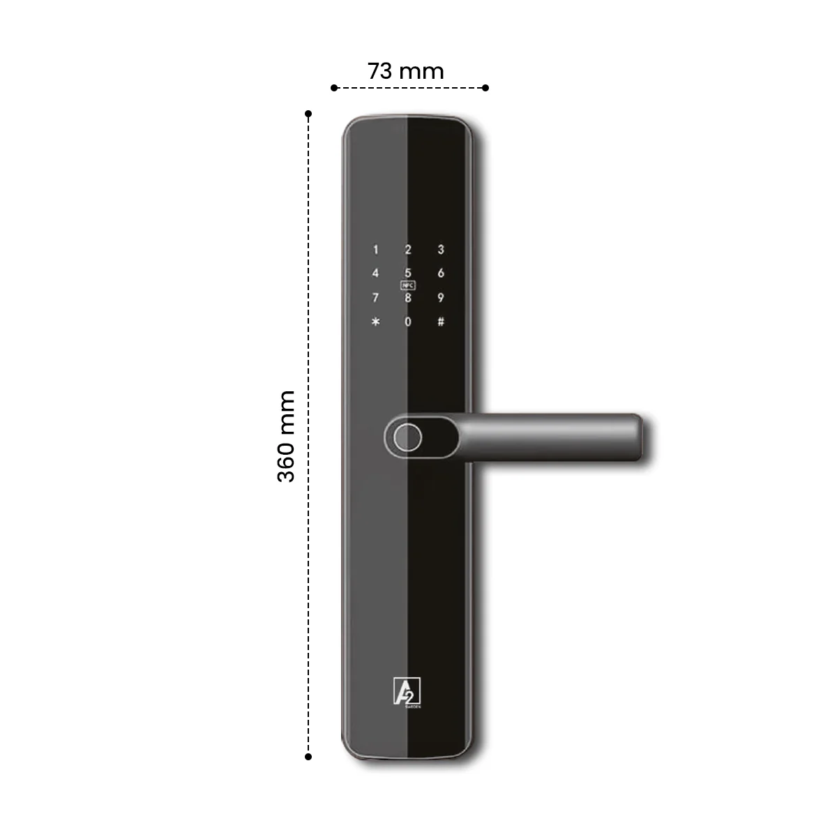 A2 Alpha 10 Smart Digital Door Lock with 7-Way Unlocking Features - Image 15