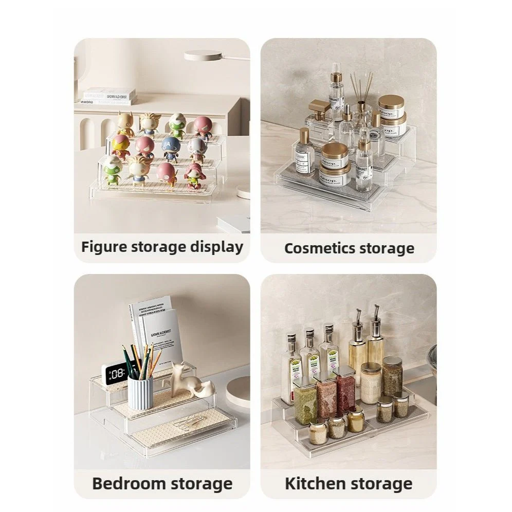 Acrylic Telescopic Expandable Tiered Spice & Display Rack - Image 4
