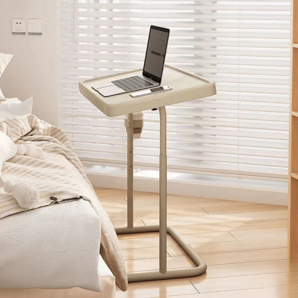 Adjustable Folding Lift Table with Sturdy Carbon Steel Support Frame