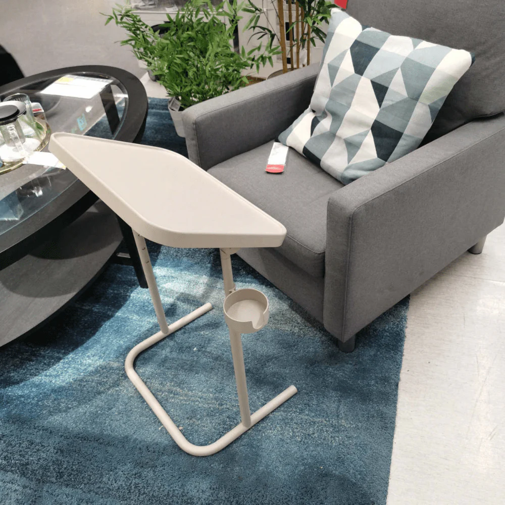 Adjustable Folding Lift Table with Sturdy Carbon Steel Support Frame - Image 2