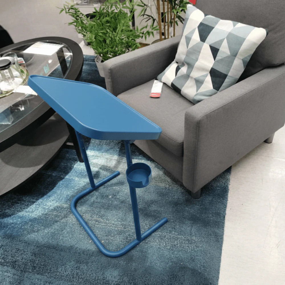 Adjustable Folding Lift Table with Sturdy Carbon Steel Support Frame - Image 3