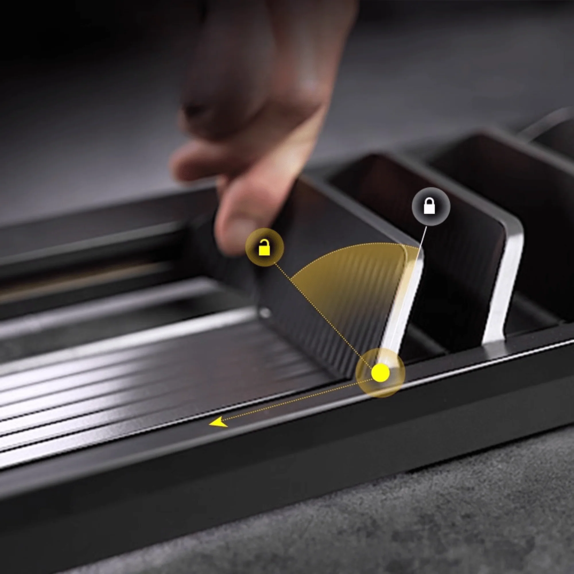 Adjustable Kitchen Drawer Dish Drying Rack with Drain Tray - Image 4