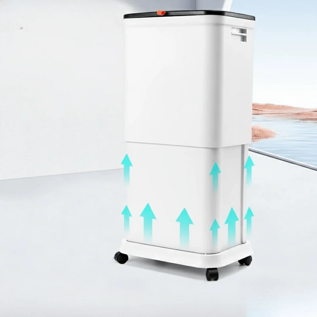 Adjustable Lifting Trash Can with Wheels and Sealed Lid(45L) - Image 3