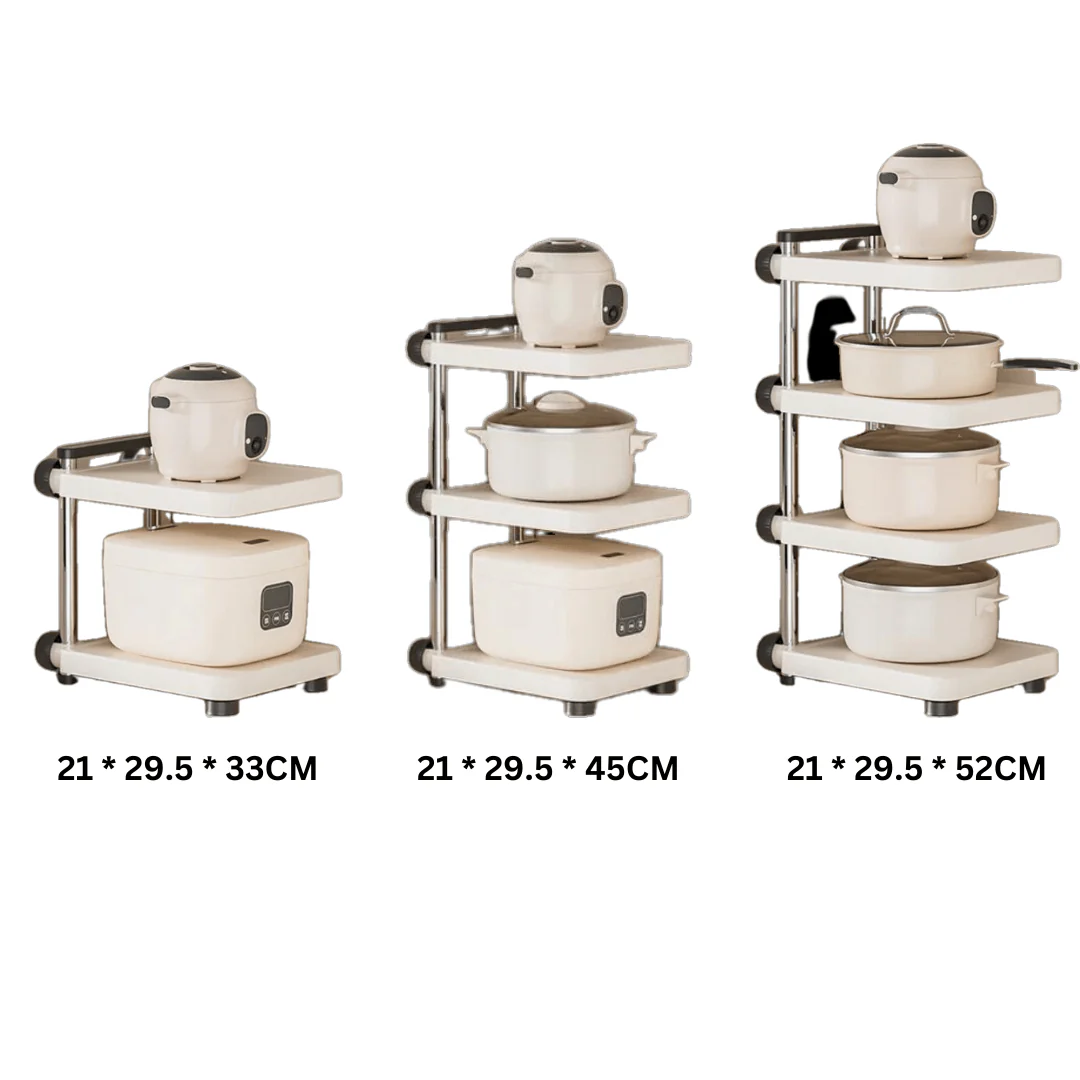 Adjustable Multi-Tier Kitchen Organizer Rack - Image 6