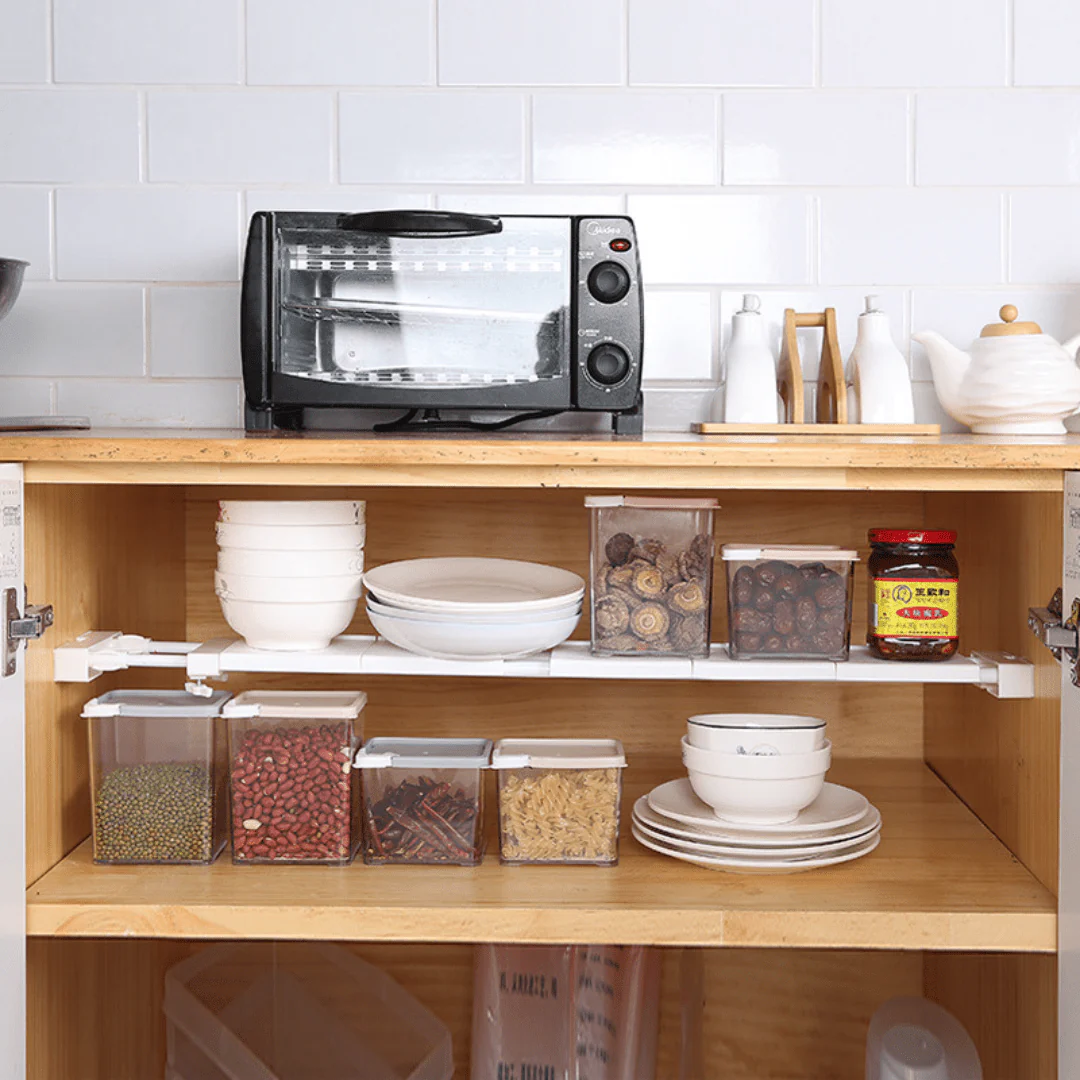 Adjustable Storage Shelf Closet Organizer - Image 4