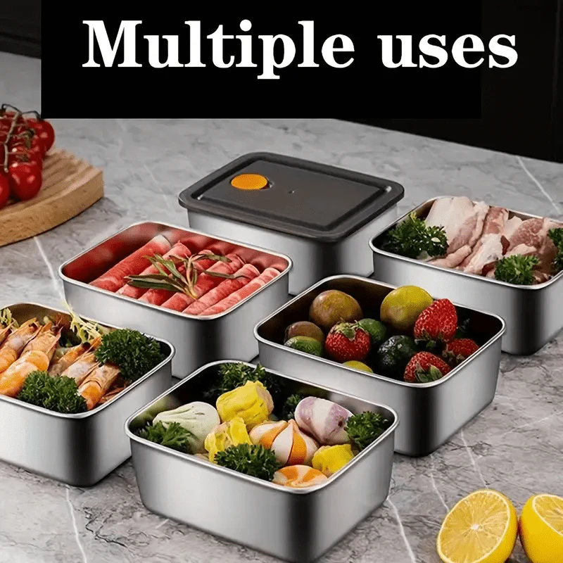 Airtight Stainless Steel Vacuum Lunch box - Image 7