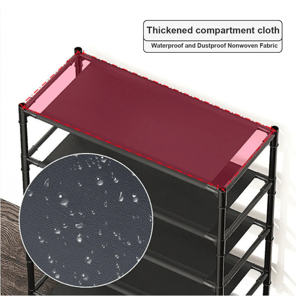 All-In-One Coat Hanger & Shoe Storage Shelf - Image 6