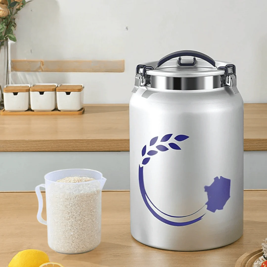 Aluminum Alloy Vacuum Sealed Grain Storage Container - Image 2