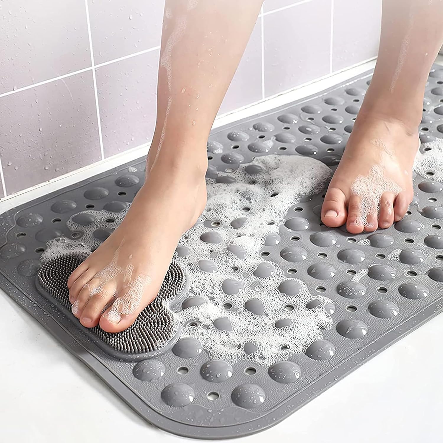 Anti-Bacterial Quick-Dry Non-Slip Shower Mat (71x40cm) - Image 4