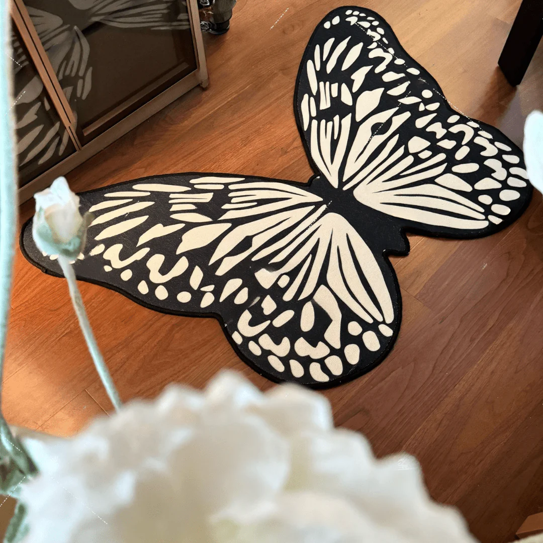 Anti-Slip Butterfly-Themed Diatom Mud Floor Mat - Image 4