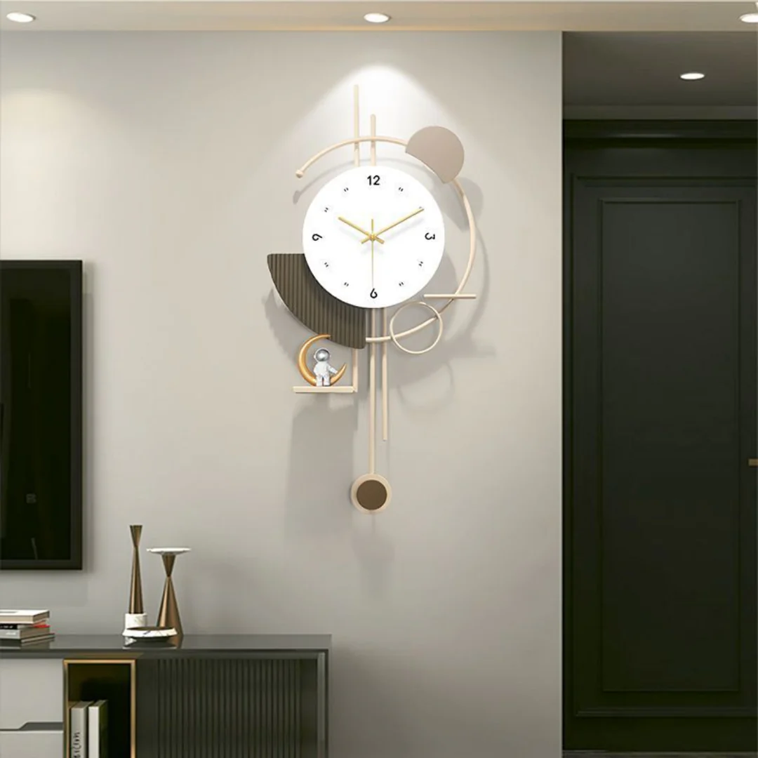 Astronaut Explorer Metal Wall Clock - Image 4
