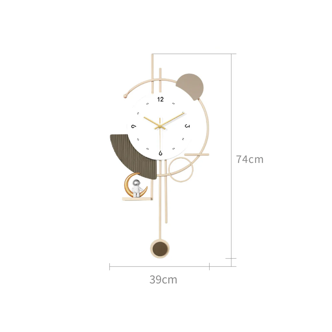 Astronaut Explorer Metal Wall Clock - Image 6