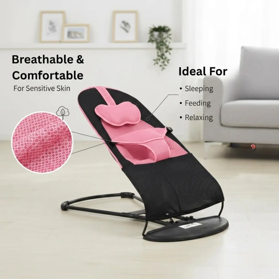 Baby Rocking & Cradle Chair with Soothing Motion - Image 3