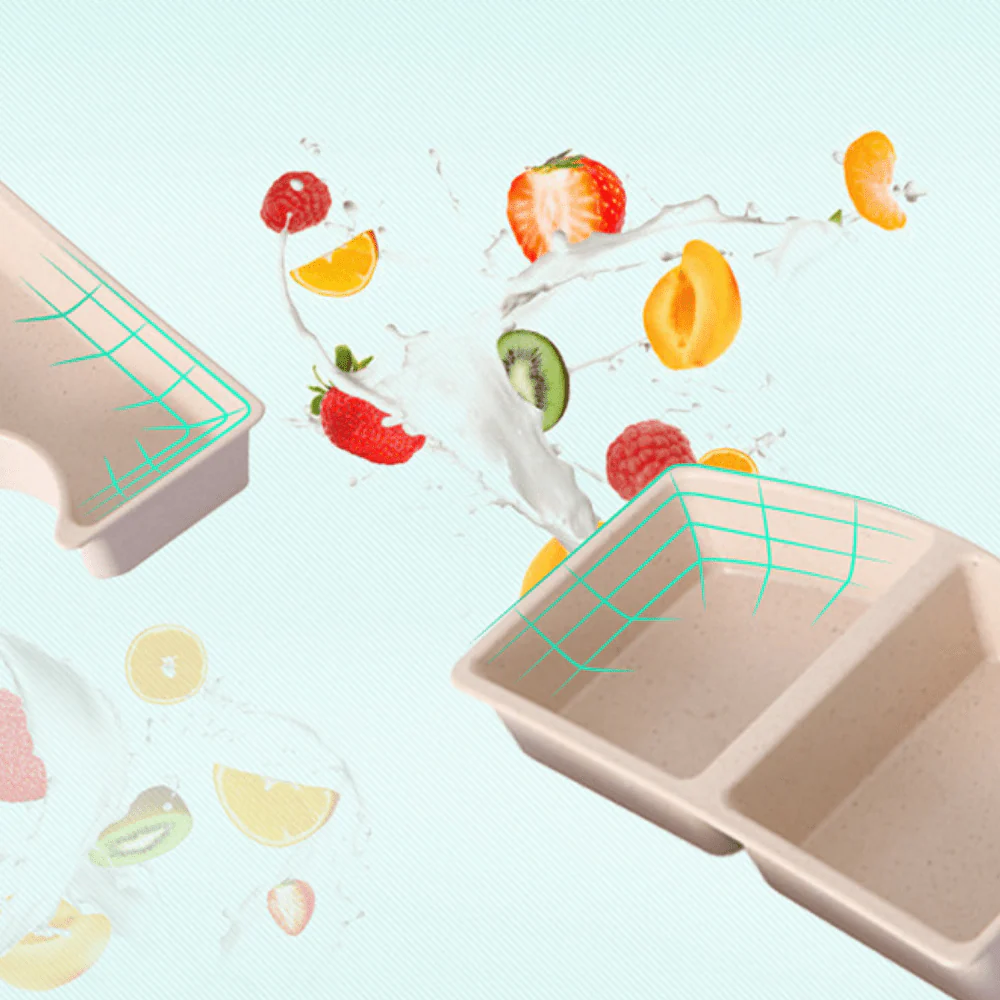 Car Shape Bamboo Fiber Baby Tray - Image 5