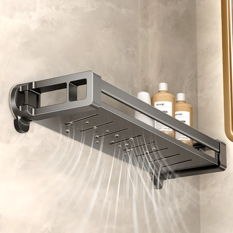 Carbon Steel Multi-Use Storage Rack with Suction Cup - Image 4